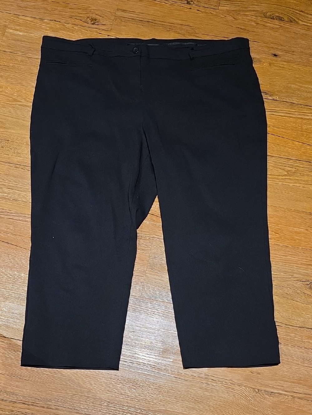 Lane Bryant Black Cropped Dress Pants